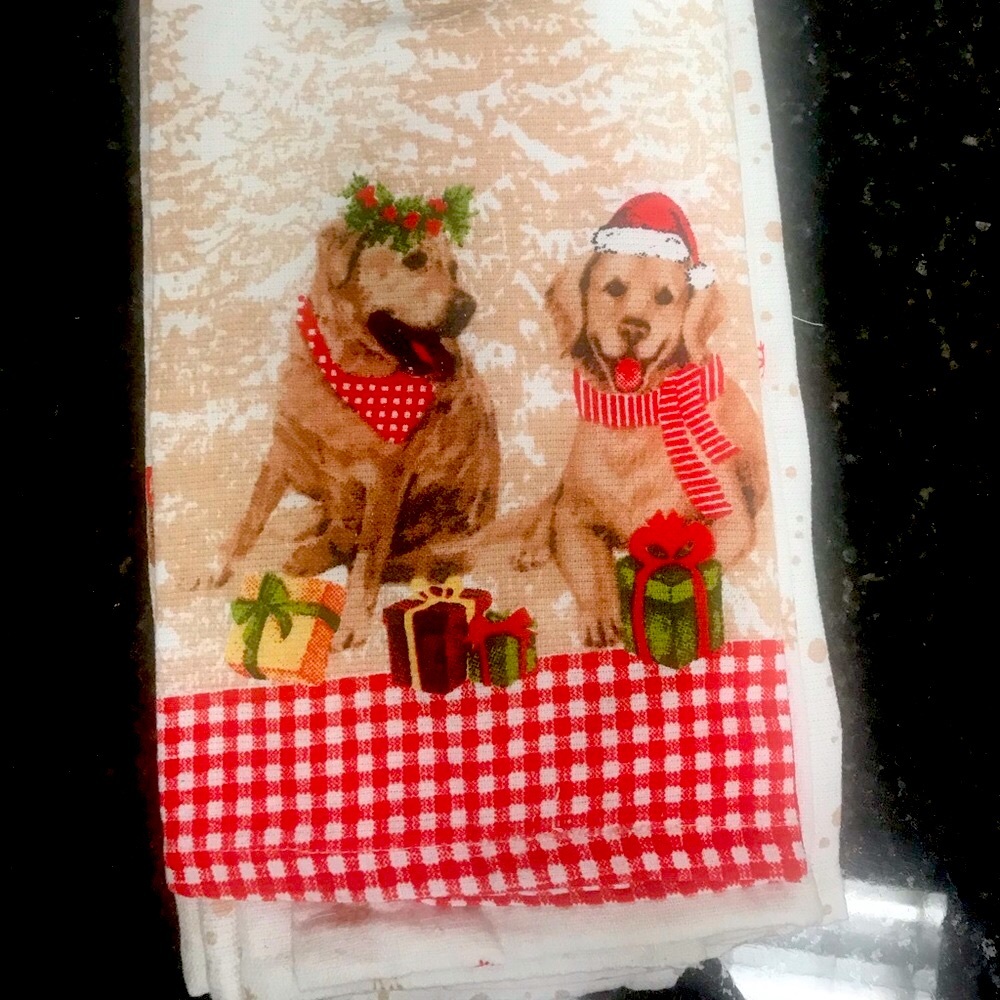 Retriever/doxie towels